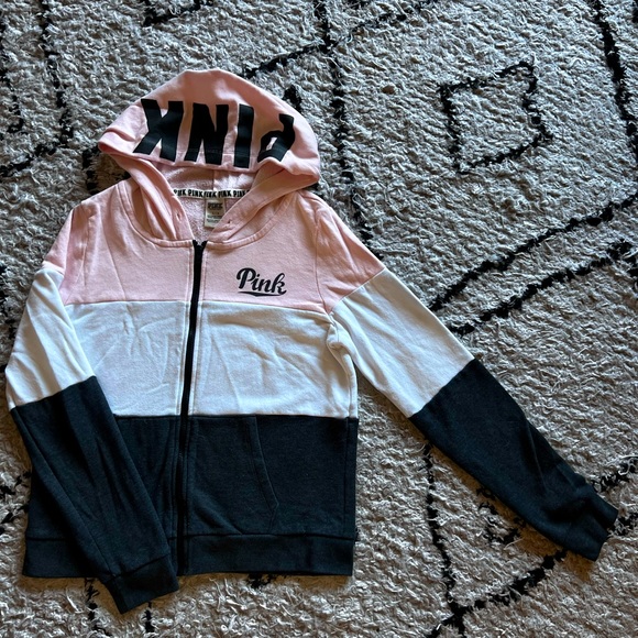 PINK Zip Up Hoodie - Picture 1 of 3